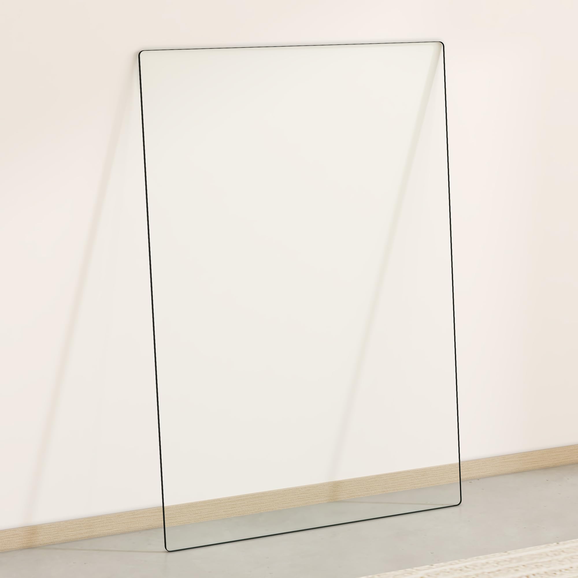 24x36 Inch Tempered Glass Table Top - 0.31 Inch Thick Clear Rectangle Tabletop with 6 Anti-Slip Rubber Pads - Replacement Glass for Dining Table, Kitchen Island, Patio Furniture & Coffee Table - Perfect for Home, Office and Restaurant Use