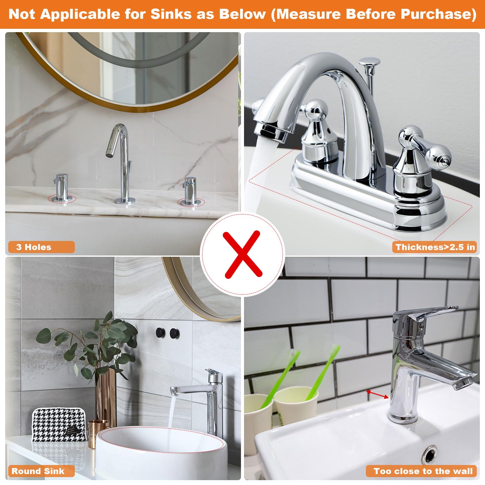 30 Inch Silicone Kitchen Sink Splash Guard - Anti-Splash Faucet Mat & Drip Catcher Tray for Countertop Protection - Perfect for Kitchen & Bathroom Use (Black) - Ideal for Cooking, Dishwashing & Handwashing Scenes