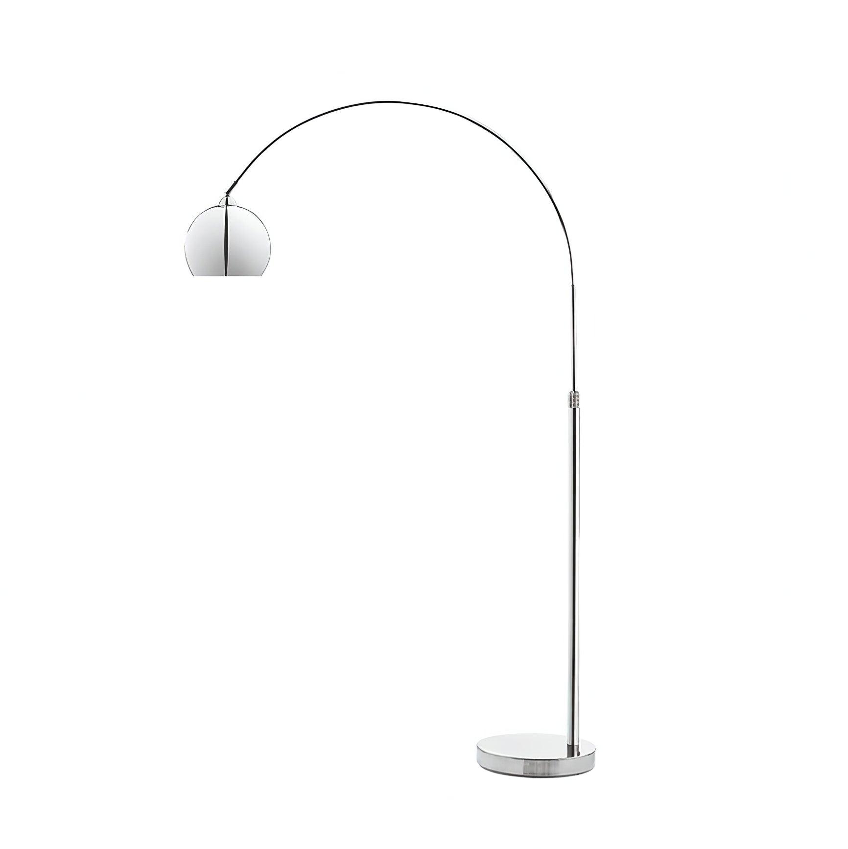 Modern Angler Floor Lamp with Adjustable Swing Arm - Dimmable LED Reading Light for Living Room, Bedroom & Office - Perfect for Reading, Working & Relaxing