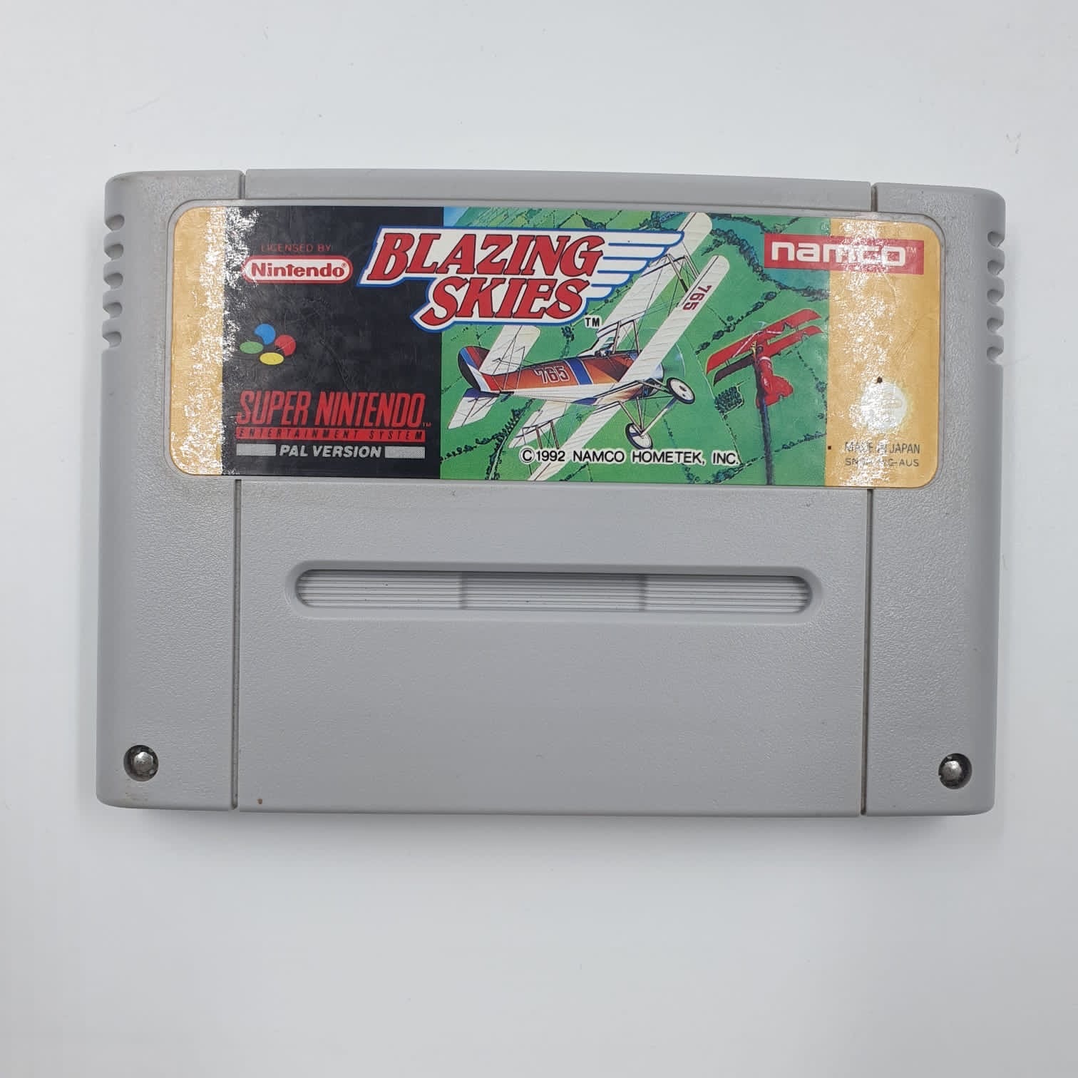 Blazing Skies Super Nintendo SNES Game Cartridge - Classic Retro Gaming for SNES Console - Perfect for Collectors & Nostalgic Gamers - PAL Version