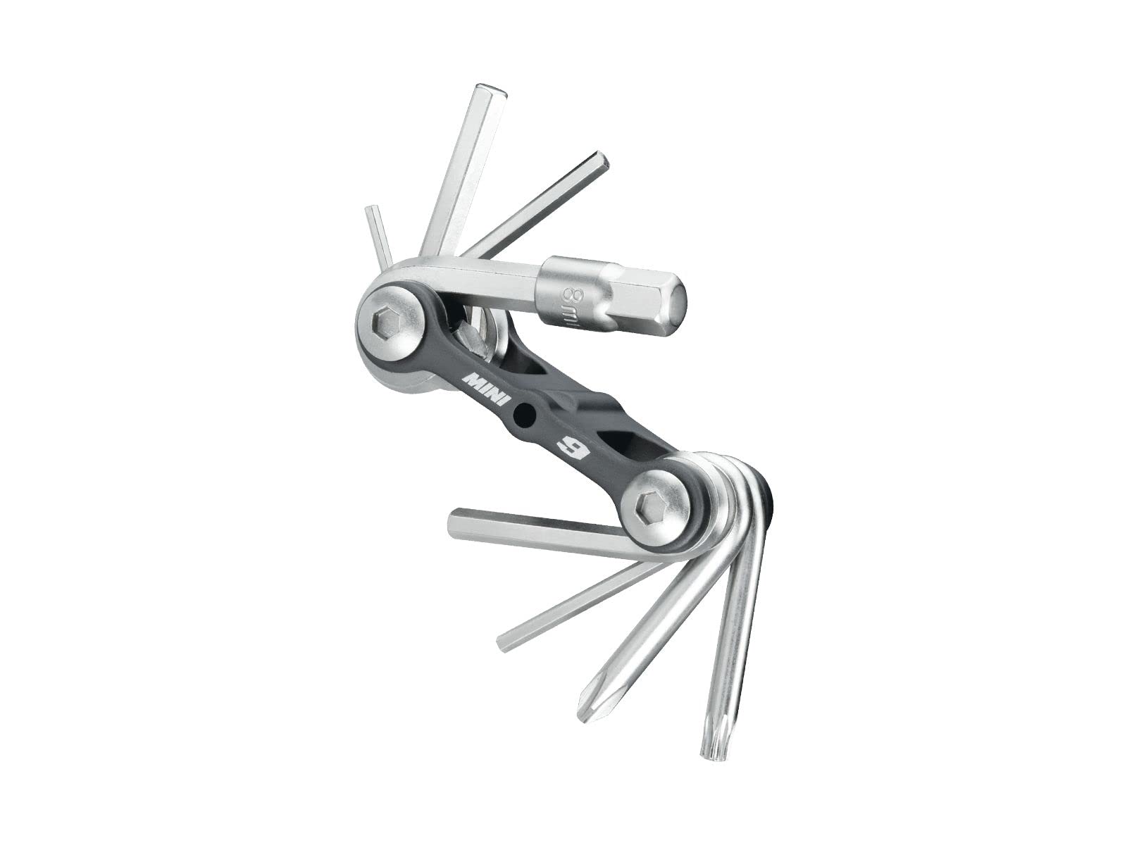 Topeak Mini 9 Multi-Tool - Compact Bike Repair Tool with 9 Functions for Road & Mountain Bikes - Perfect for Cycling, Commuting & Emergency Repairs