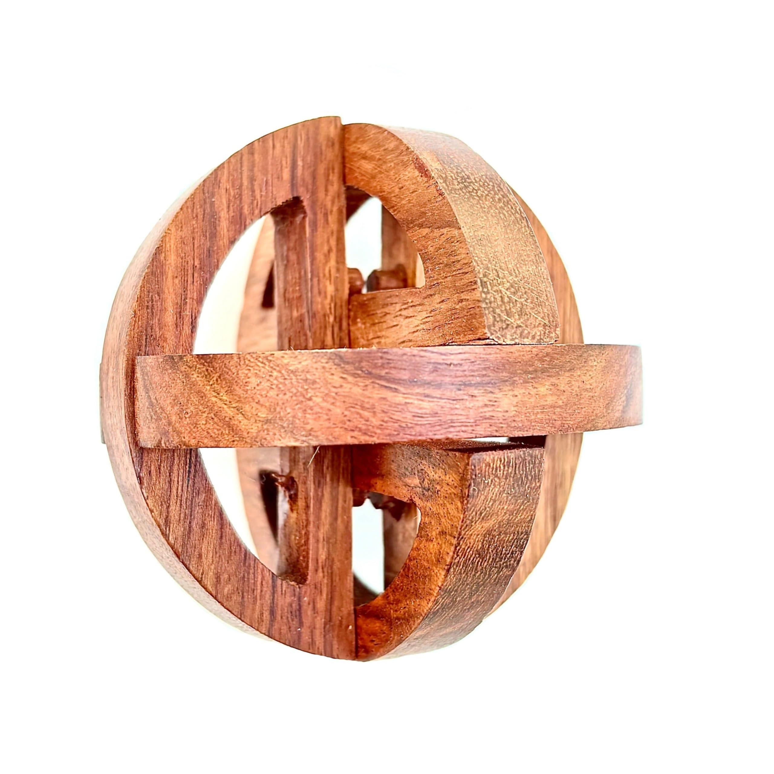 Mother Touch Handmade Wooden Rolling Ball Puzzle – Safe Non-Toxic Eco-Friendly Toy for Toddlers & Kids | BPA-Free Smooth Finish Educational Puzzle | Perfect Birthday Gift for Learning & Playtime Fun