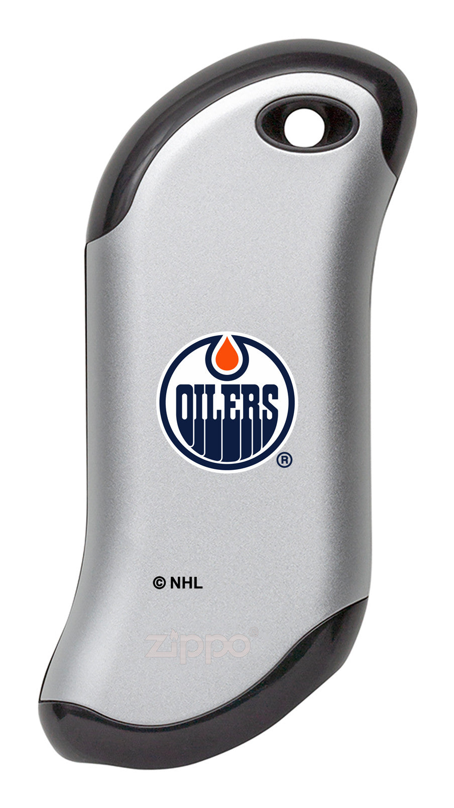 NHL Edmonton Oilers Themed HeatBank® 9s Rechargeable Hand Warmer - Portable USB Hand Warmer for Winter Sports, Hunting & Outdoor Activities