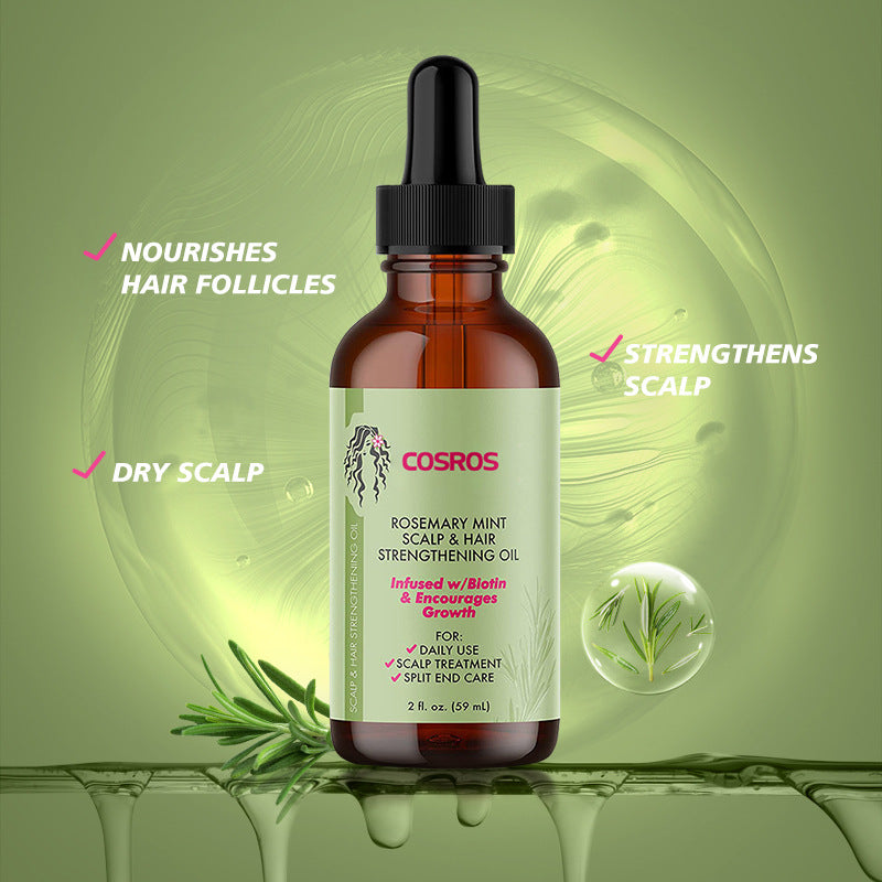 Premium Rosemary Essential Oil for Hair Care - Herbal Blend for Growth & Scalp Health - Perfect for Aromatherapy & DIY Hair Treatments