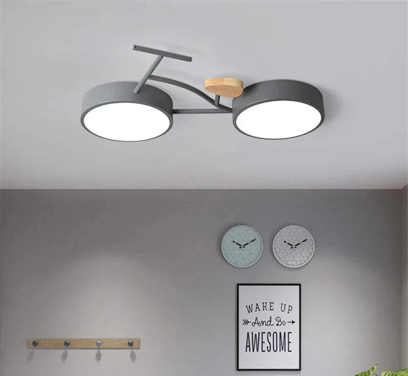 Best Kids Bike Light - LED Safety Bicycle Light for Boys & Girls - Bright USB Rechargeable Cycling Lights for Night Riding, Bedroom Decor, and Playroom Fun