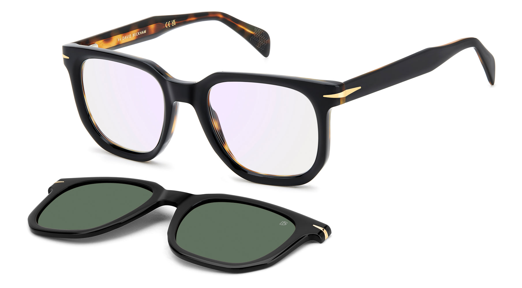 David Beckham DB7143/C Men's Sunglasses - Polarized UV Protection Aviator Style for Driving, Outdoor & Fashion