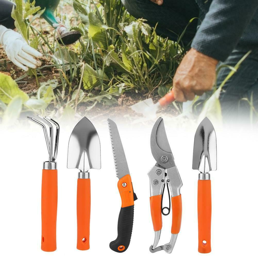 11-Piece Garden Tools Set - Stainless Steel Shovel, Rake, Trowel, Pruner for Planting, Weeding & Landscaping | Perfect for Home Gardening, Lawn Care & Outdoor DIY Projects
