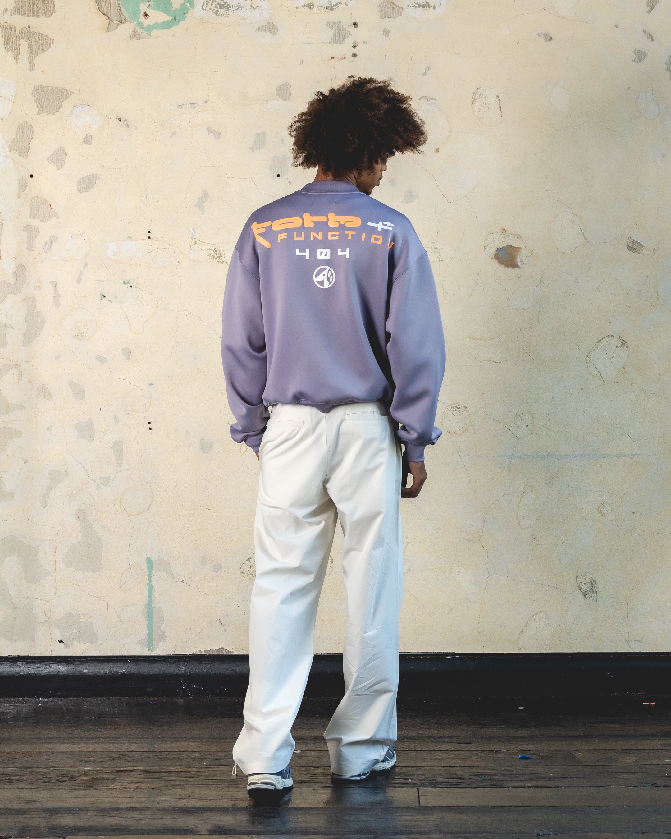 404 Form Crewneck Sweatshirt - Soft Purple Unisex Pullover for Men & Women | Perfect for Casual Wear, Street Style & Loungewear