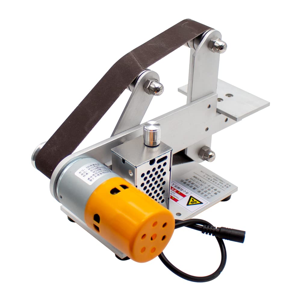 360W Mini Belt Sander - Electric Polishing & Grinding Machine with 30x533MM Belt, 4800RPM Knife Sharpener & DIY Bench Sander for Woodworking, Metalworking & Craft Projects