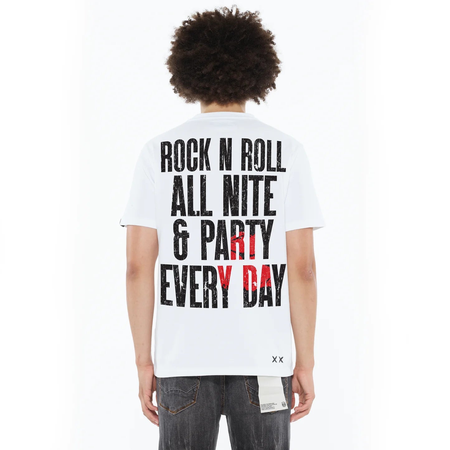 CULT OF INDIVIDUALITY Kiss Rock N Roll Graphic T-Shirt - Vintage Band Tee for Concerts, Music Festivals & Casual Wear