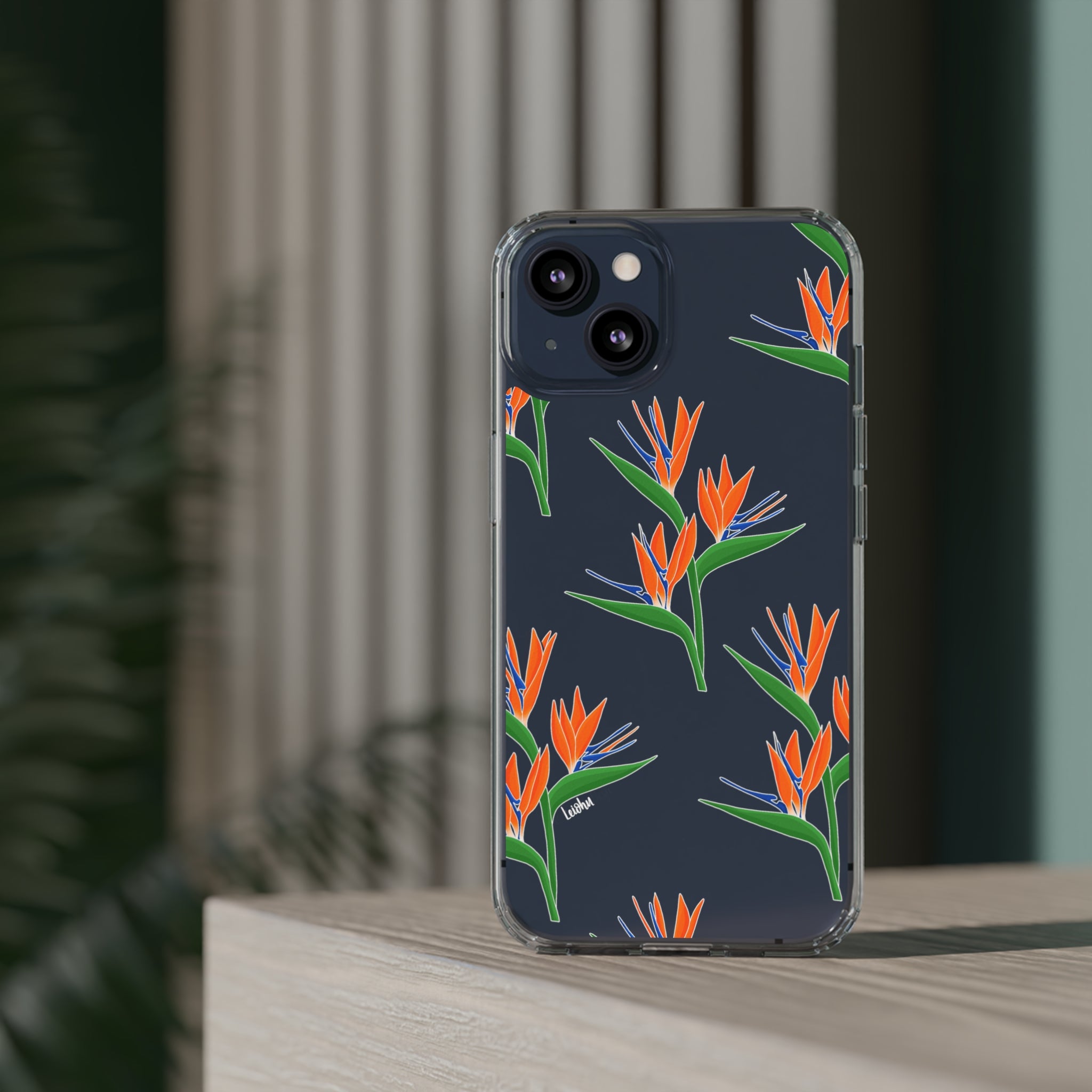 Bird of Paradise Clear Phone Case - Durable Protective Cover for iPhone & Samsung - Perfect for Nature Lovers & Tropical Style