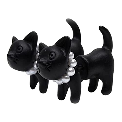 3D Cat Earrings for Women - Vintage Stud Earrings for Anniversary Gifts, Dangle Earrings for Girls | Perfect for Date Nights, Parties & Special Occasions