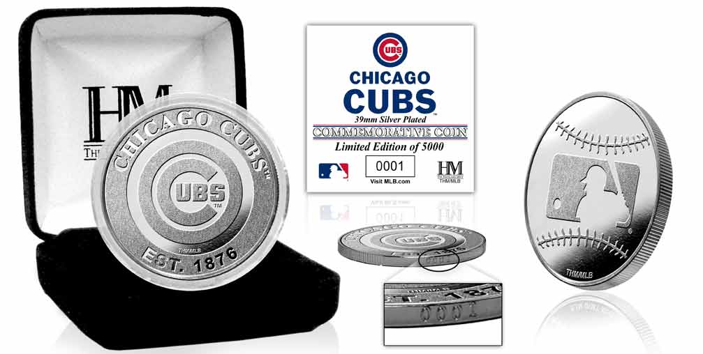 Chicago Cubs Commemorative Silver Coin – Limited Edition Collectible for Baseball Fans | Perfect for Gifts, Display, and Investment