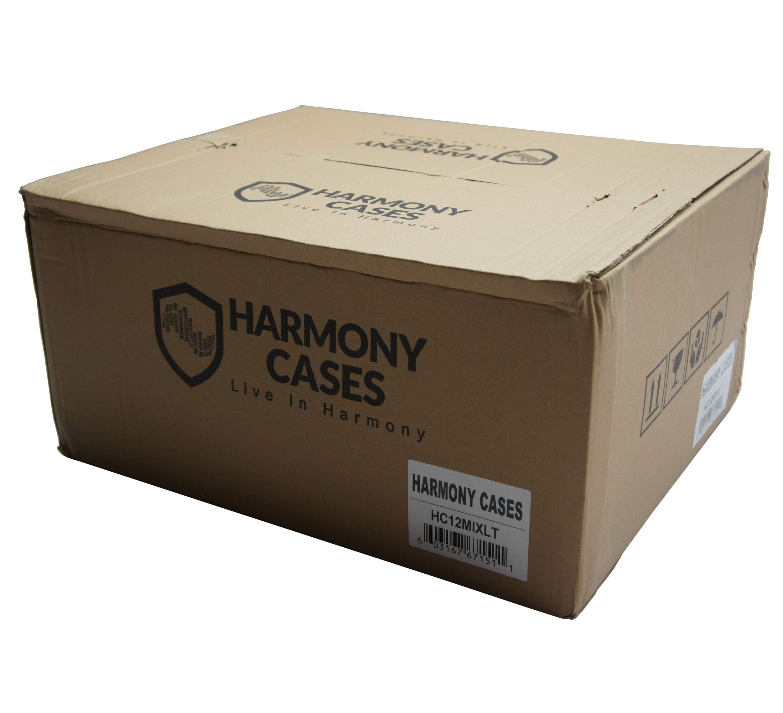 Harmony Audio HC12MIXLT Professional DJ Laptop Flight Case - Custom Fit for Behringer DDM-4000 Mixer | Perfect for Touring DJs & Mobile Performances