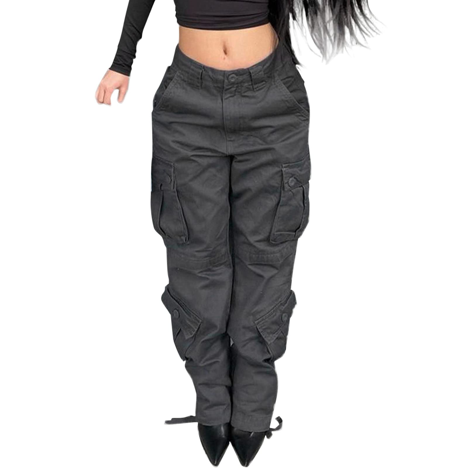 Women's Ripped Boyfriend Jeans - High Waist Y2K Streetwear for Casual Outfits