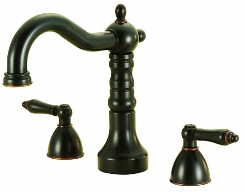 Design House 528331 Oil Rubbed Bronze Roman Tub Faucet - No Sprayer | Vintage Bathroom Fixture for Classic & Luxury Bathtubs