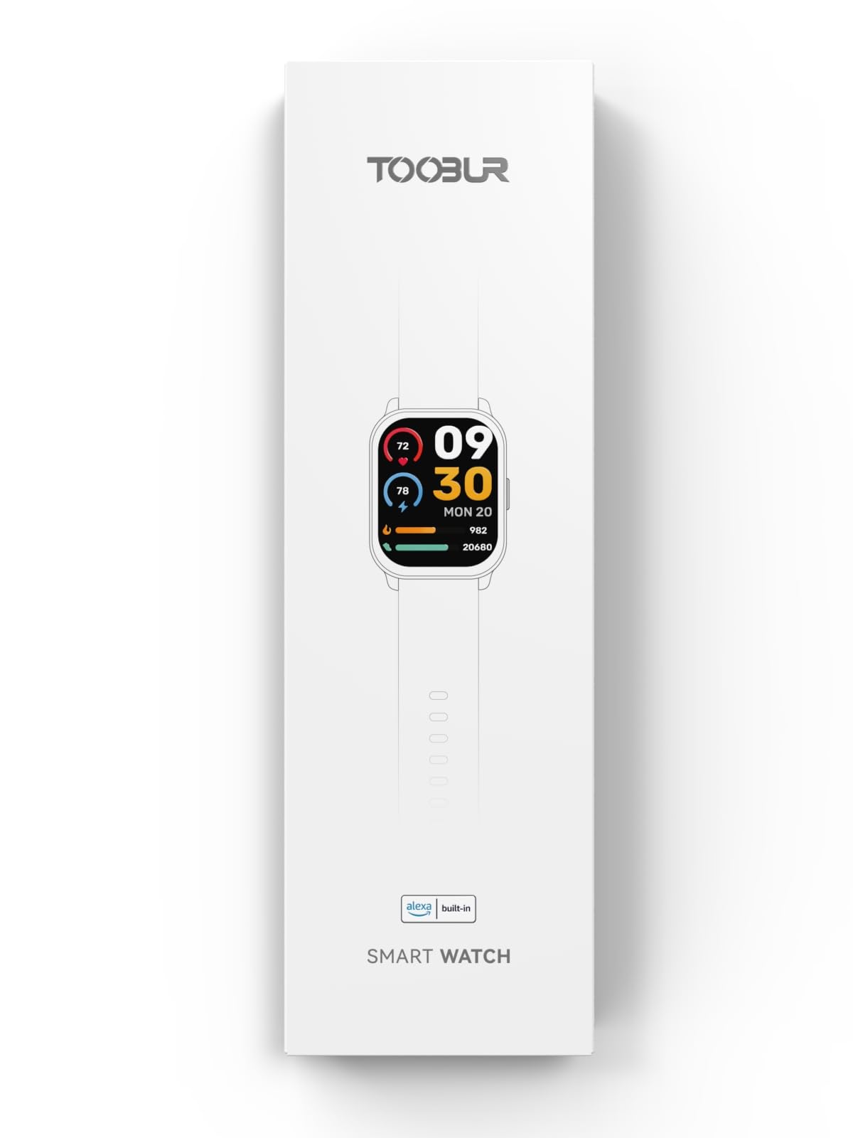 TOOBUR Smart Watch for Women - Fitness Tracker with Heart Rate Monitor, Sleep Tracking & 100+ Sports Modes | IP68 Waterproof Activity Tracker | Make/Answer Calls | Compatible with Android & iOS | Perfect for Workouts, Running & Daily Health Monitoring