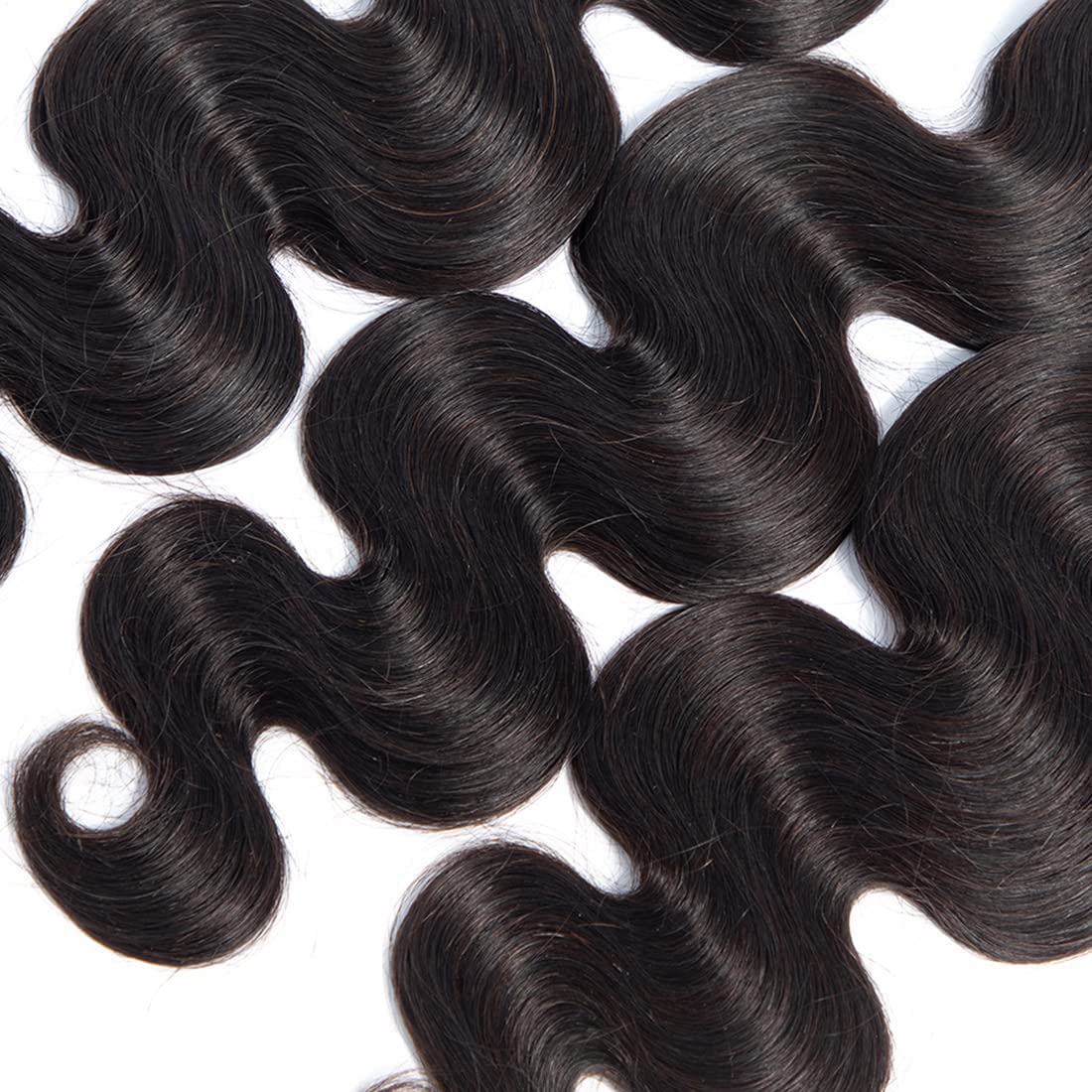 100% Unprocessed Indian Virgin Human Hair Bundle - 20 Inch Body Wave, 100g, Natural Black Color for Weaves, Extensions & Styling