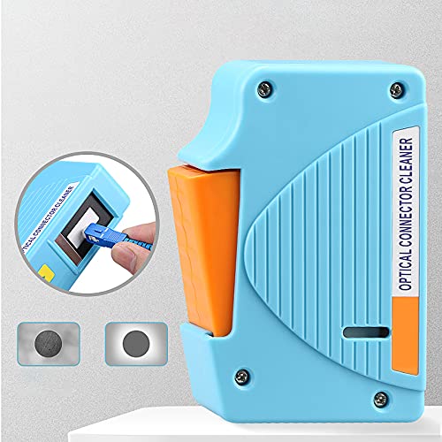 Professional Fiber Optic Cleaning Kit for FC SC ST LC MU Connectors - Includes 1.25mm/2.5mm Cleaner Pens, Cassette & Swabs (MK-200) - Perfect for Telecom, Data Centers & Network Maintenance