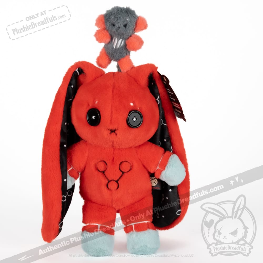 Plushie Dreadfuls Substance Use Disorder Bunny - Soft Stuffed Animal Toy for Mental Health Awareness & Comfort | Perfect for Therapy, Support Gifts, and Emotional Healing