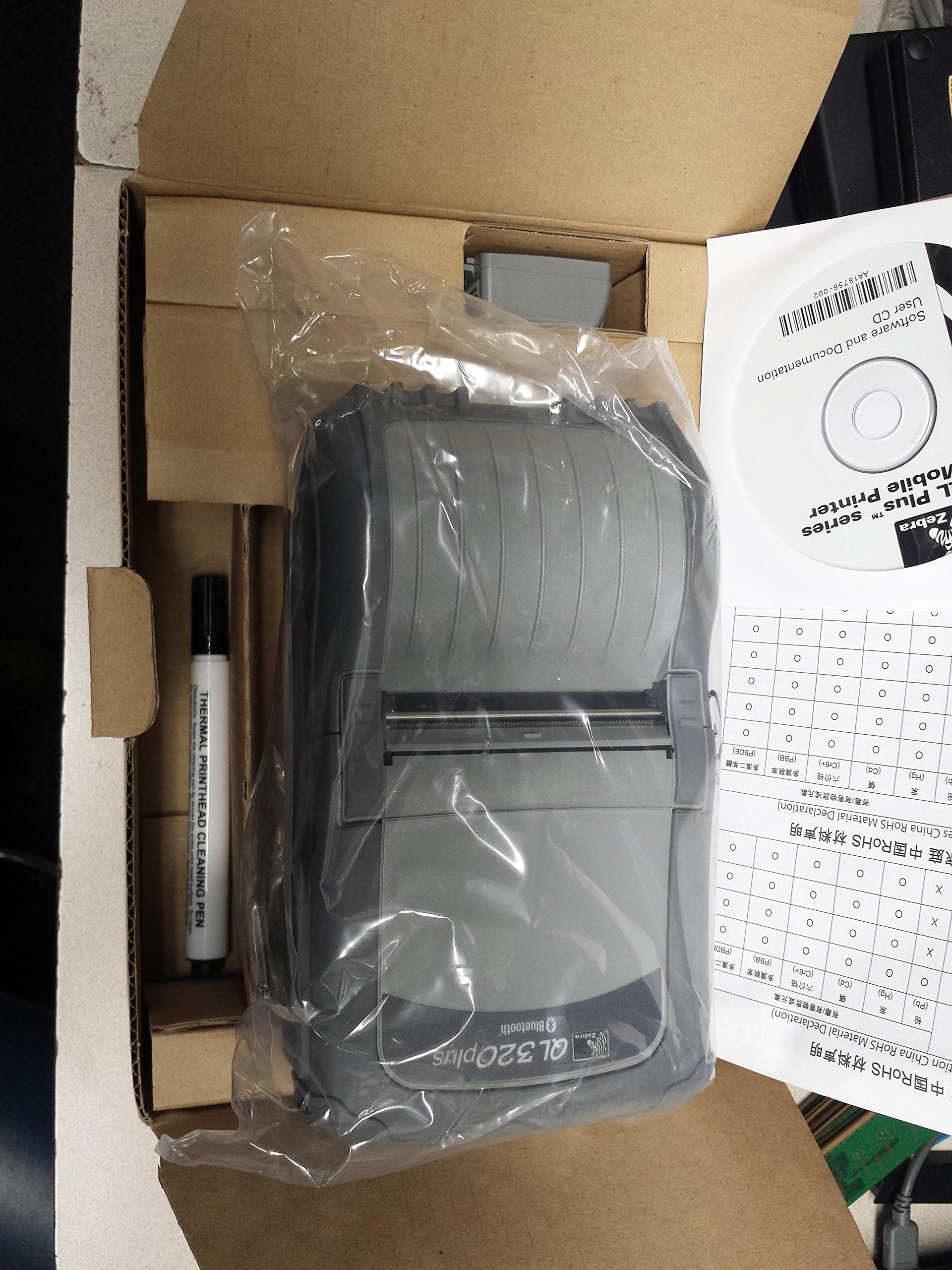 Zebra QL 320 Plus Direct Thermal Label Printer - High-Speed Barcode & Shipping Label Printer for Retail, Warehouse & Logistics - U82353