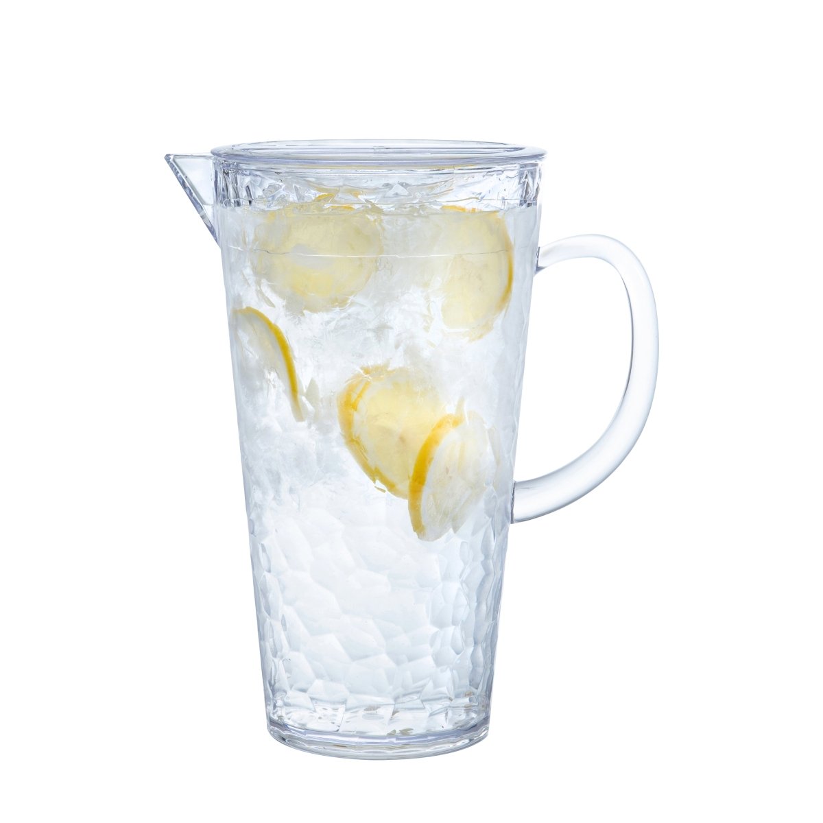 74oz ChillCraft Clear Pitcher - BPA Free Large Water Pitcher with Lid & Spout - Perfect for Iced Tea, Lemonade & Cold Brew Drinks at Home, Office or Outdoor Parties