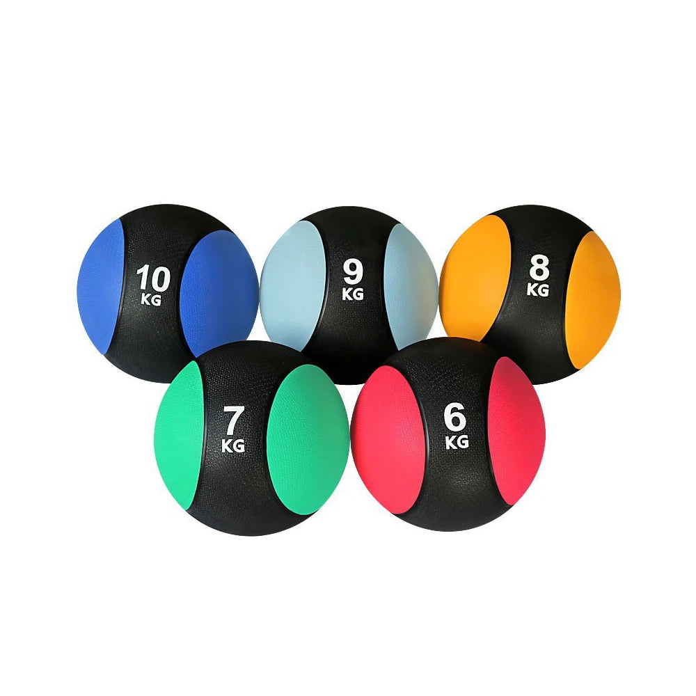 Heavy Duty Solid Rubber Weighted Exercise Ball for Strength Training, Power Workouts & CrossFit Slam - Perfect for Gym, Home Fitness & Functional Training