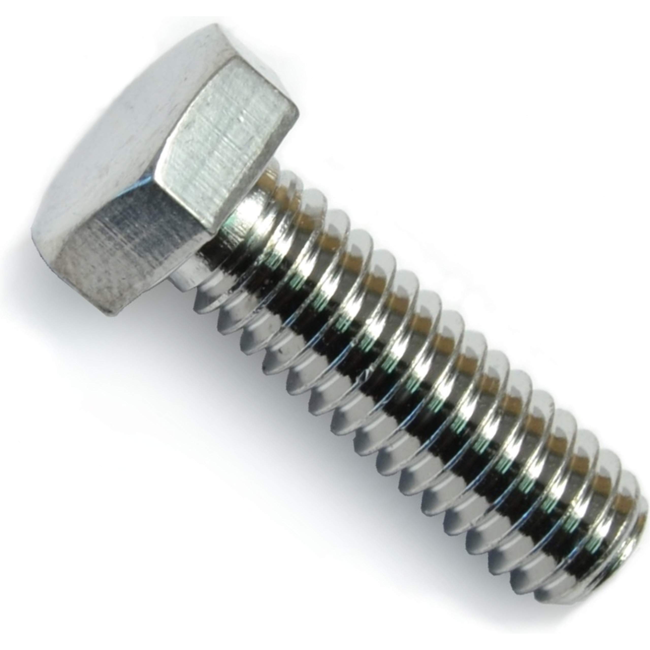 5/16-18 x 1 Inch Hex Cap Screws - Pack of 6 - Grade 5 Carbon Steel Bolts for Construction, Machinery & Automotive Repair