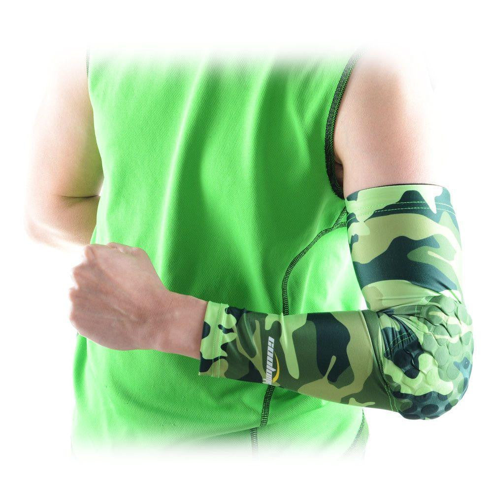 Camouflage Green Arm Sleeve with Protective Padding - Tactical Sports & Outdoor Activities Gear for Hunting, Airsoft & Paintball