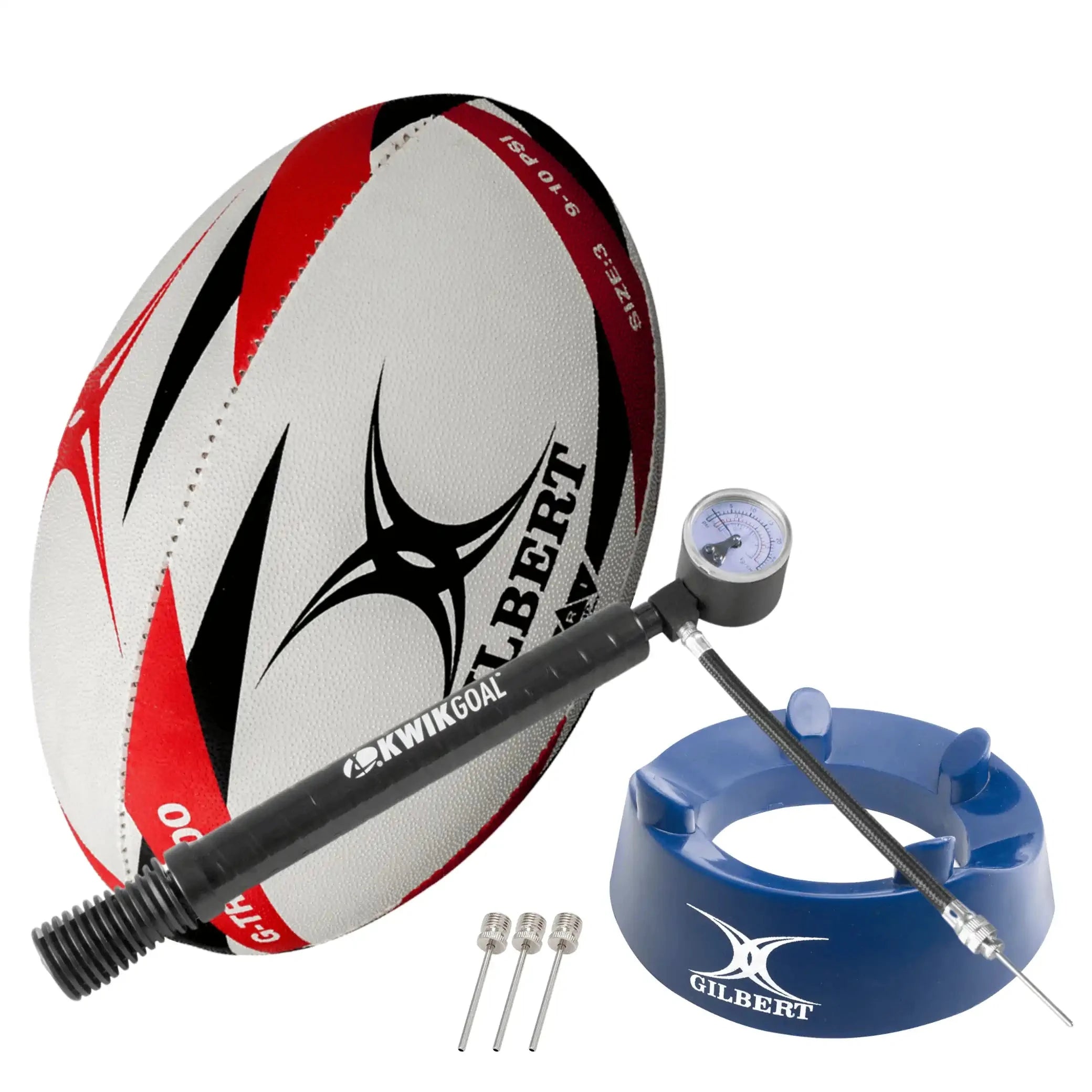 G TR3000 Rugby Kicker Pack - Professional Football Training Equipment for Kicking Practice | Perfect for Rugby, American Football & Soccer Players | Ideal for Field Practice, Backyard Training & Team Drills