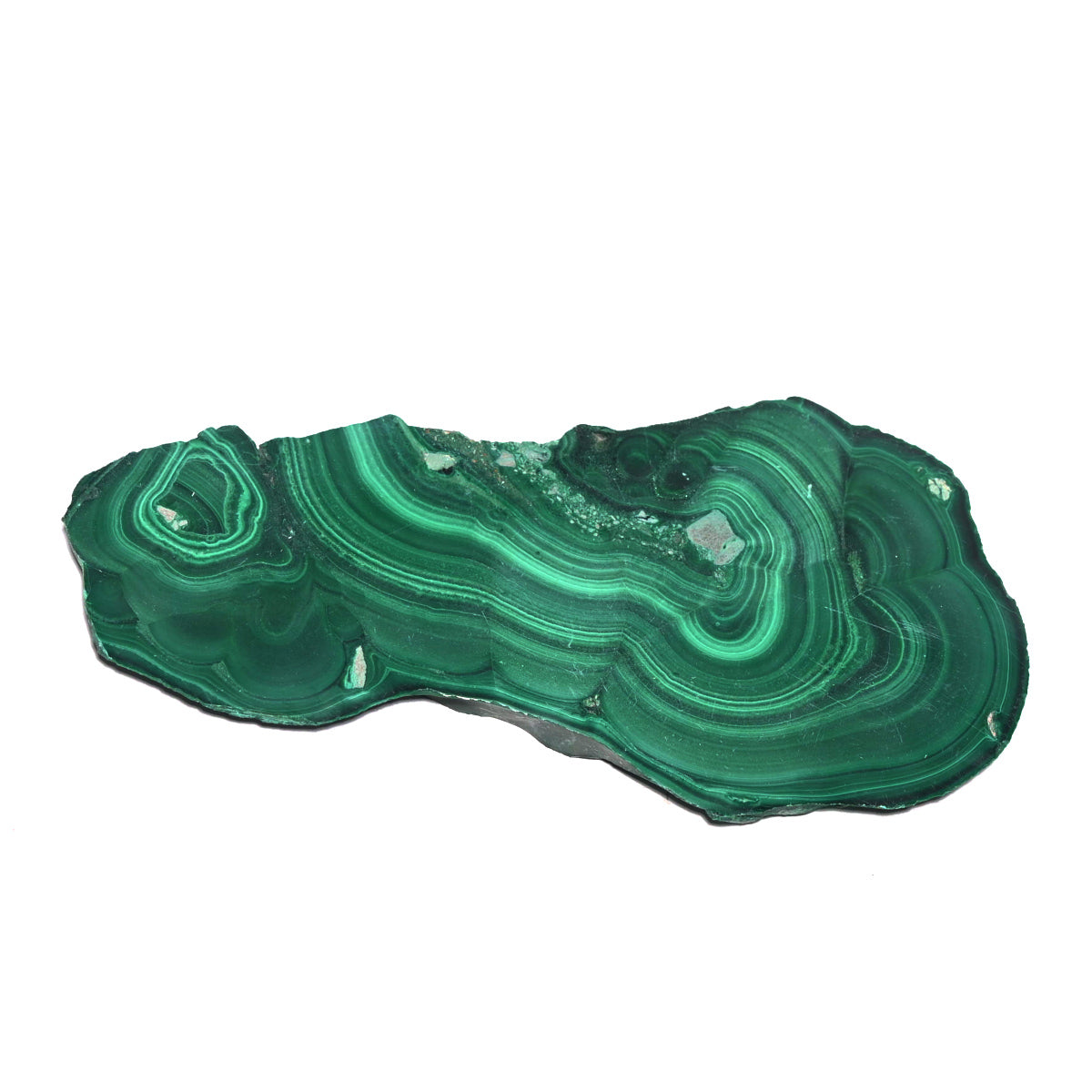Natural Malachite Slab - Premium Polished Green Stone for Jewelry Making, Home Decor & Crystal Healing | Perfect for DIY Crafts, Meditation & Gifts