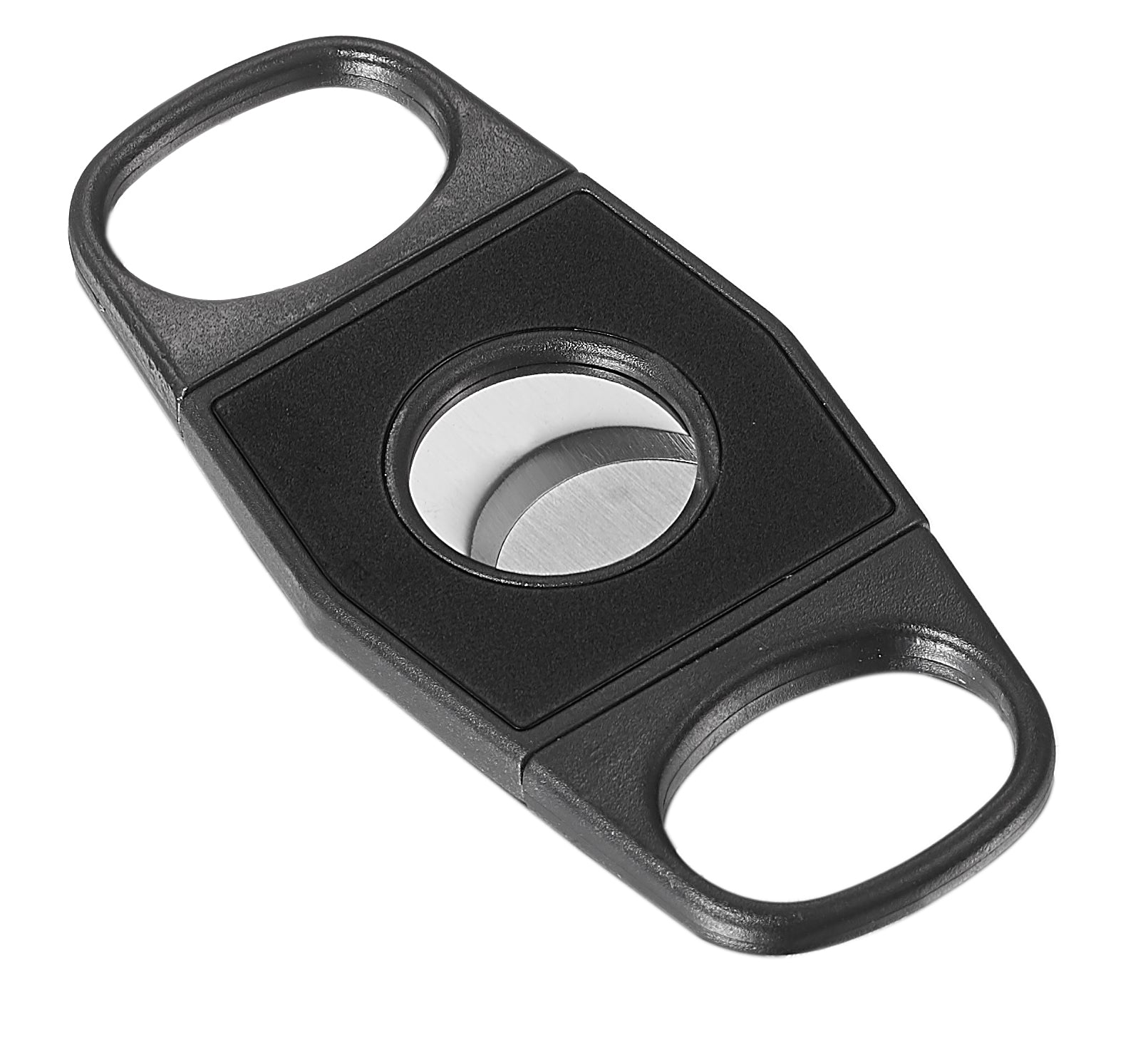 Premium Visol Powell Matte Black Cigar Cutter - Sharp Stainless Steel Blade for Smooth Cut | Perfect for Cigars, Cigarillos & Tobacco Use at Home, Parties or Gifts
