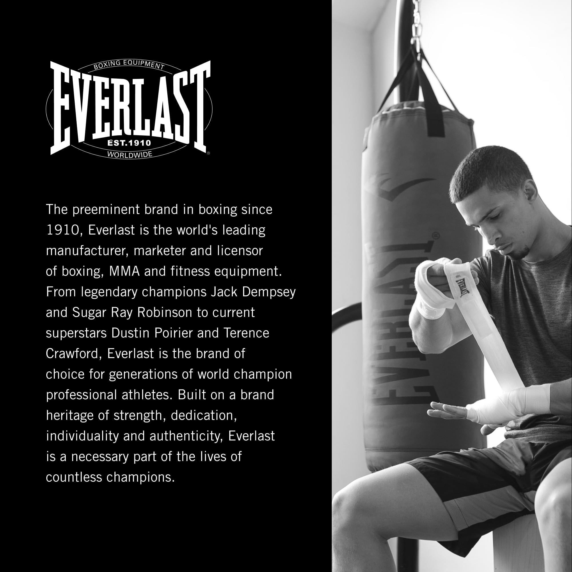Everlast Elite 2 & Prime Punching Bag - Heavy Duty PVC Boxing Bag for MMA, Kickboxing, Muay Thai Training - Perfect for Home Gym, Boxing Practice & Martial Arts Workouts
