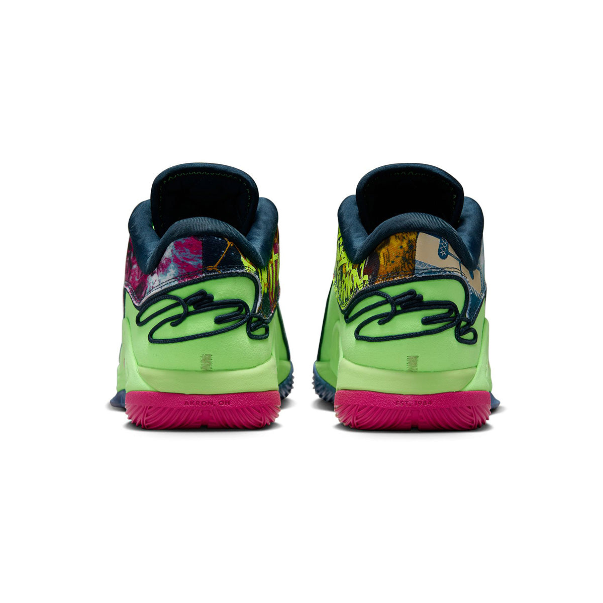 LeBron XXII BW EP 'Blustery Fireberry Ghost Green' Basketball Shoes - High-Performance Sneakers for Men, Court & Street Wear, Perfect for NBA Games, Training & Casual Style