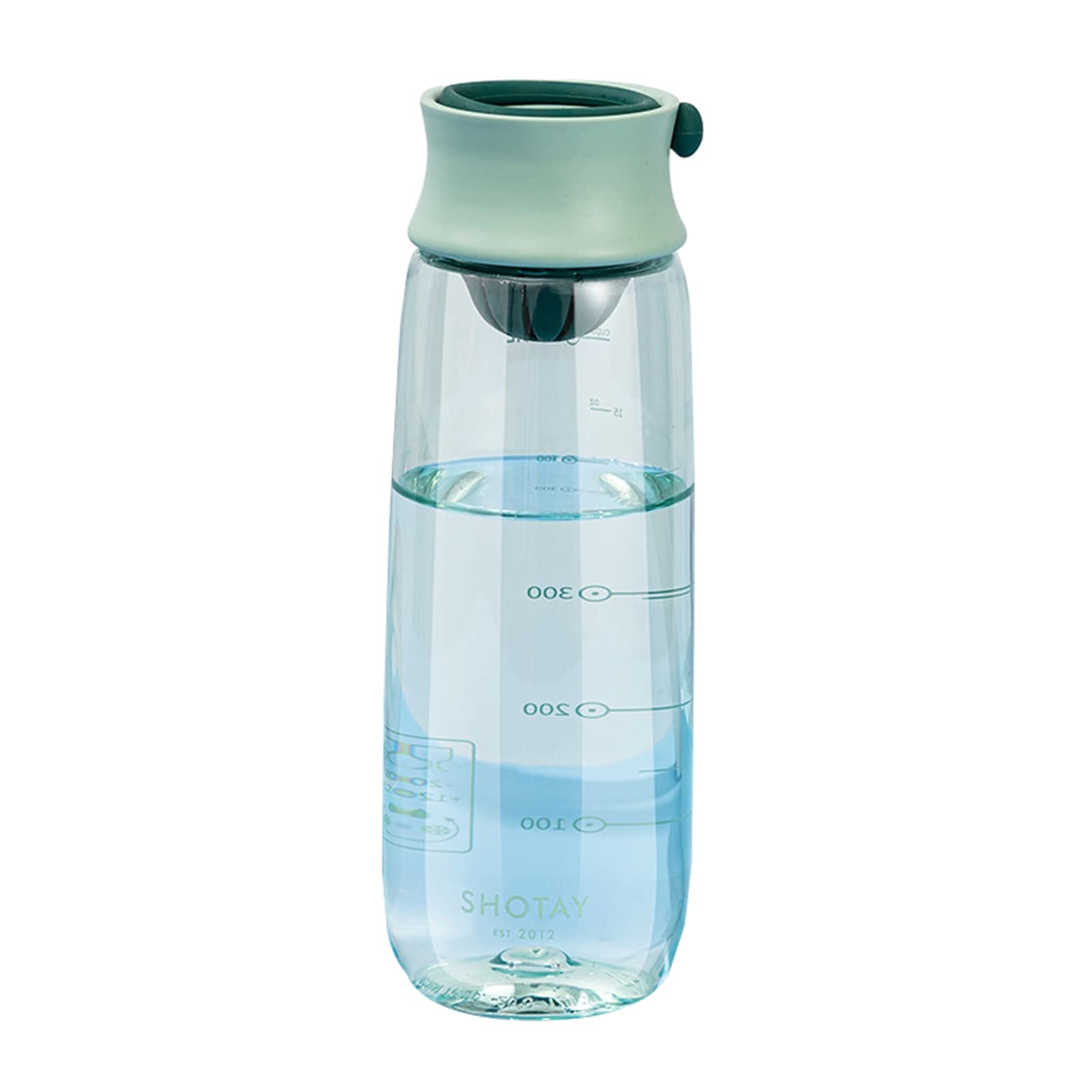 Leakproof Plastic Water Bottle with Infuser - 460ml/610ml, Durable & Portable for Tea, School, Home