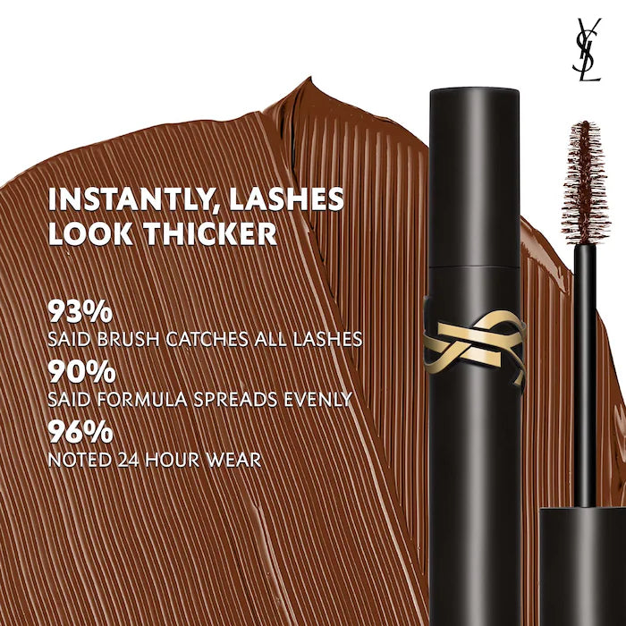 Yves Saint Laurent Lash Clash Extreme Volume Mascara - Lengthening & Volumizing for Dramatic Lashes | Perfect for Night Out & Special Occasions