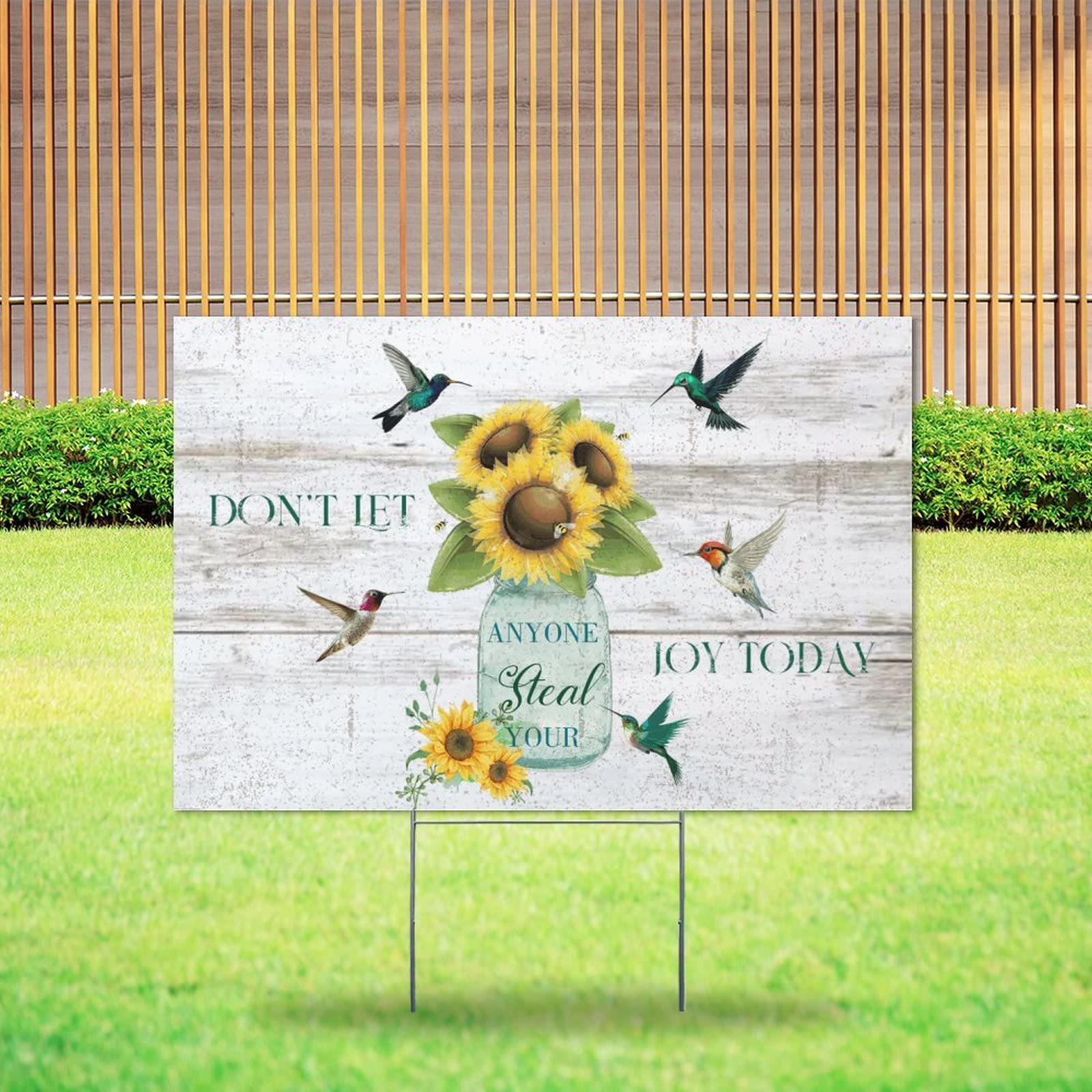 Lavender Garden Sign 12x18in - Weather-Resistant Yard Decor for Sale, Holidays & Home
