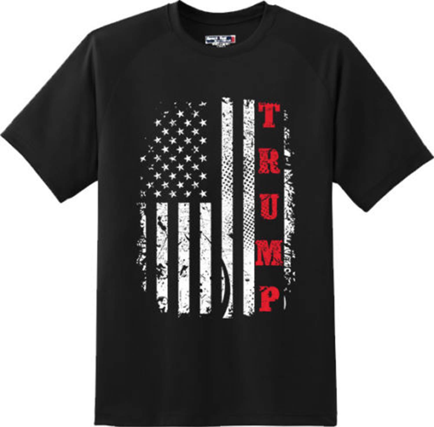 Donald Trump Patriotic USA Flag Graphic T-Shirt - American Political Tee for Supporters, Campaign & Rally Events