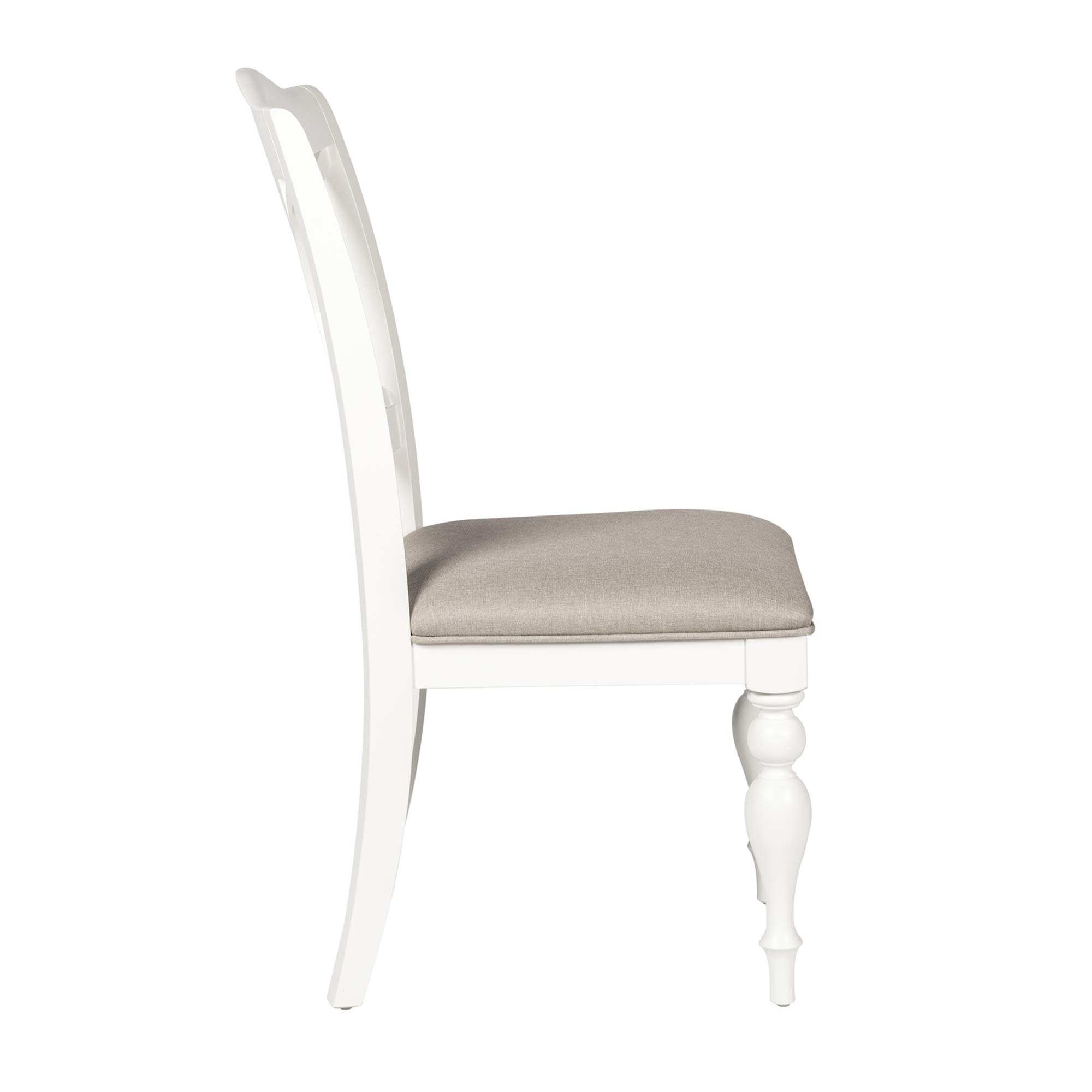 LIBERTY FURNITURE Summer House Slat Back Side Chair Set of 2 - Ready-to-Assemble Dining Chairs for Patio, Kitchen & Outdoor Use