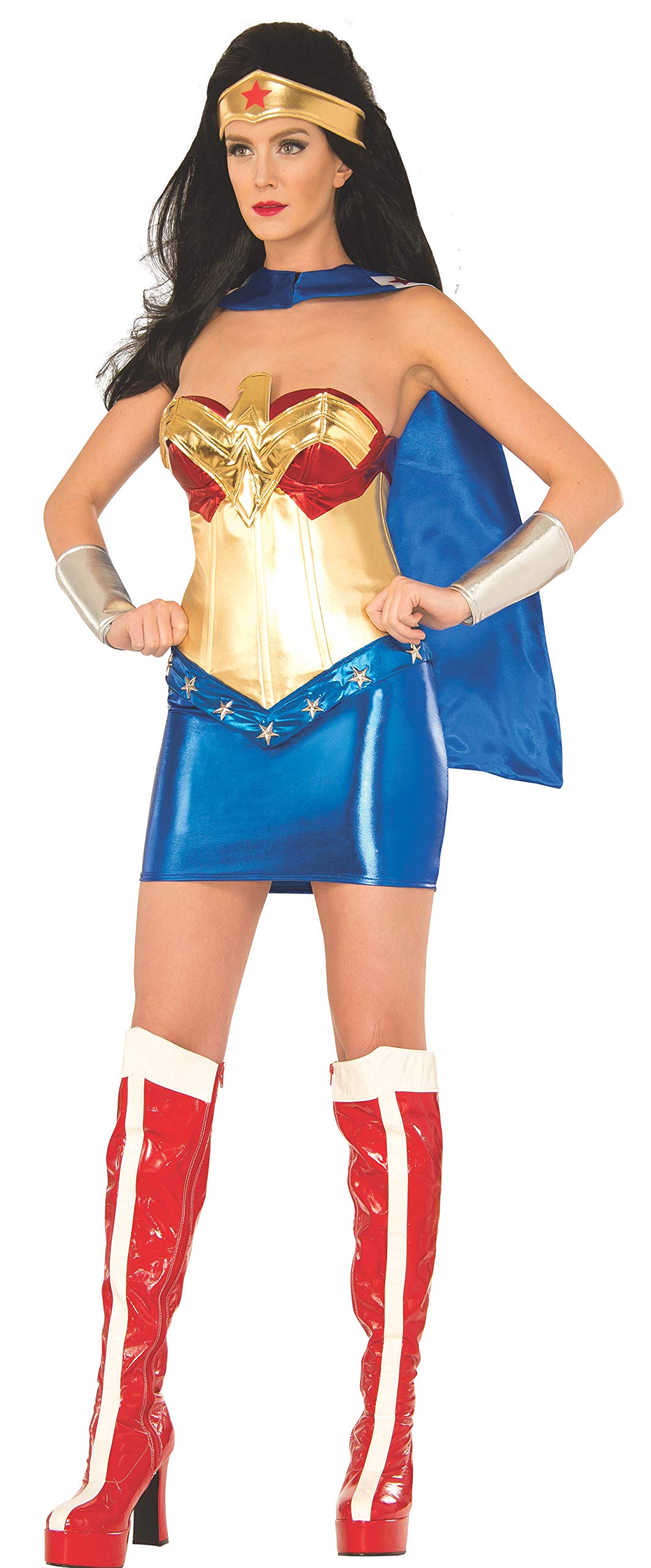 DC Comics Wonder Woman Classic Deluxe Costume for Kids & Adults - Superhero Cosplay Outfit for Halloween, Comic Con & Dress Up Parties
