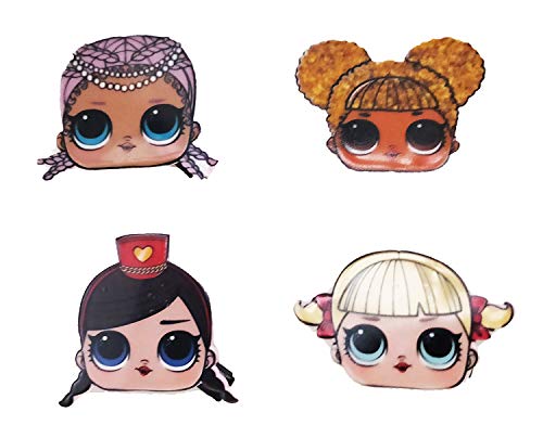 Baal Fancy Hair Pins & Clips Set for Baby Girls - 4PCS Cute Hair Accessories for Toddlers - Perfect for Parties, Weddings & Daily Hair Styling