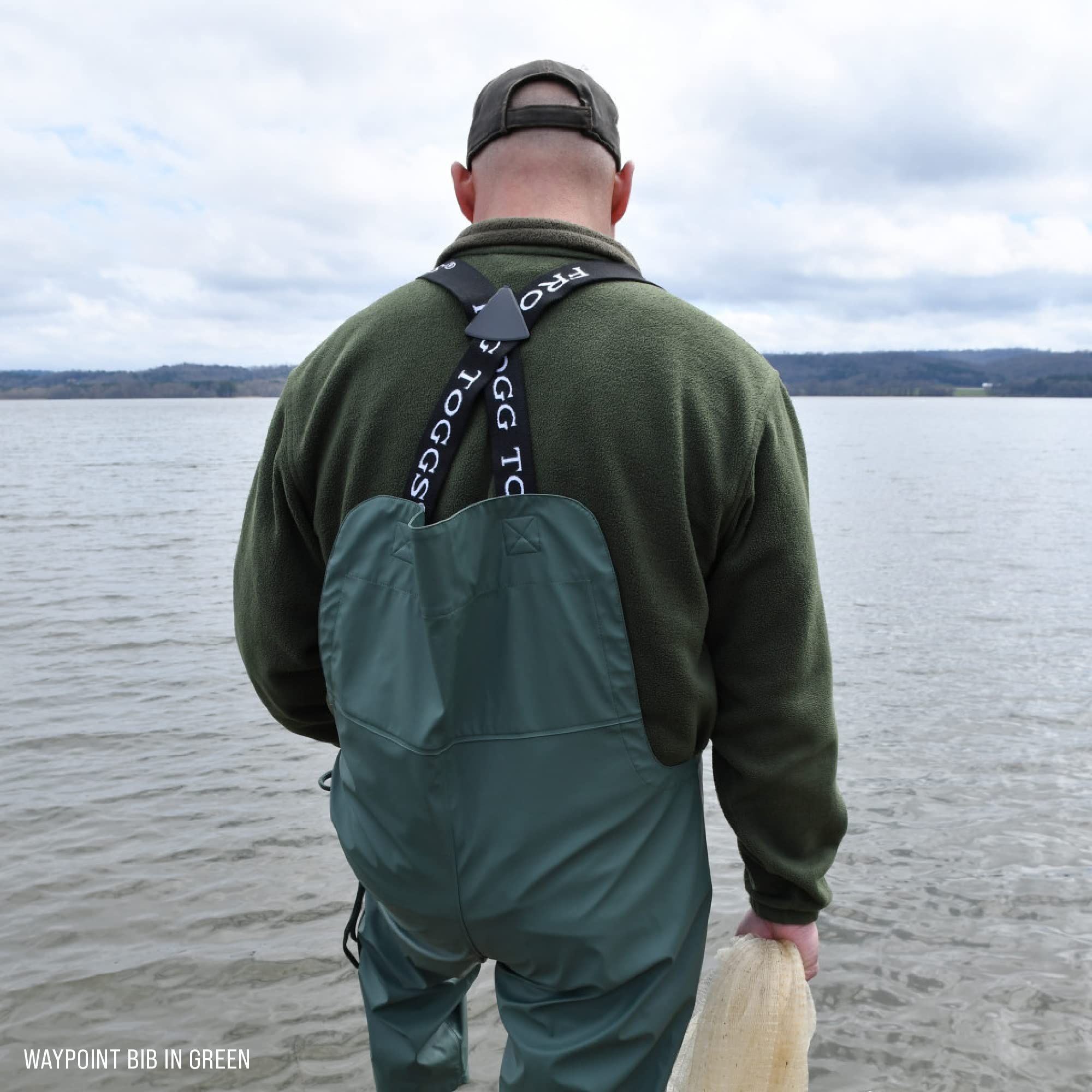 FROGG TOGGS Men's Waterproof Fishing Bib Overalls - Breathable, Durable 4-Way Stretch Waders for Anglers & Outdoor Activities - Ideal for Rainy Weather, Boat Fishing & Hunting