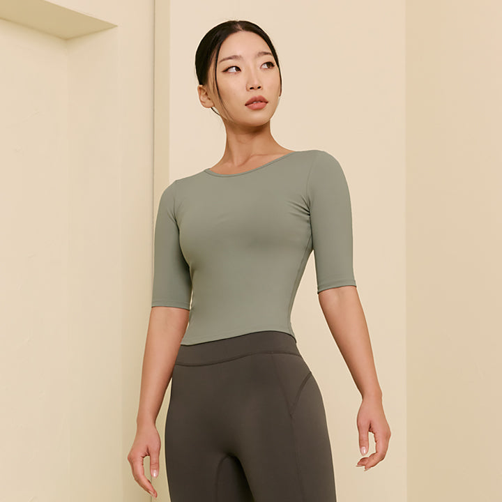 Breathable Stretch Short Sleeve T-Shirt for Men & Women - Comfortable Casual Wear for Gym, Yoga, and Everyday Activities