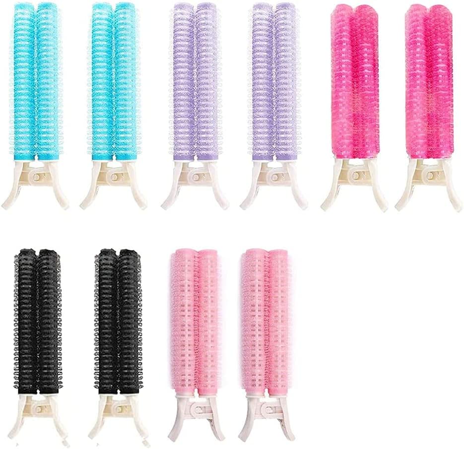 10pcs Washable & Reusable Hair Styling Tools Set - Heatless Curling Rods, Hair Clips for Voluminous Natural Curls & Root Lift - Perfect for Home, Travel & Salon Use