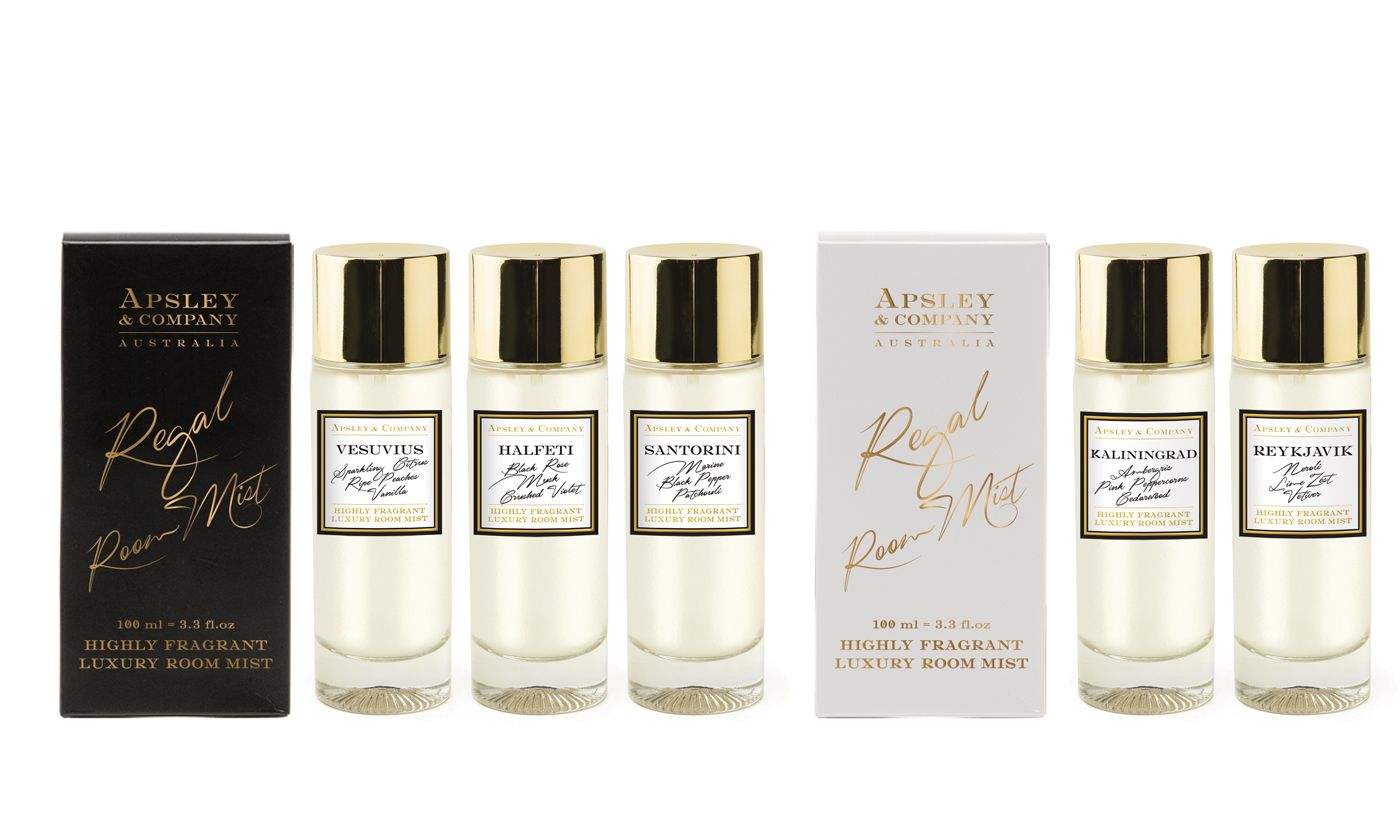 Apsley and Co. Luxury Room Mists - Premium Home Fragrance Spray for Bedroom, Bathroom & Living Room | Long-Lasting Scent for Relaxation & Aromatherapy