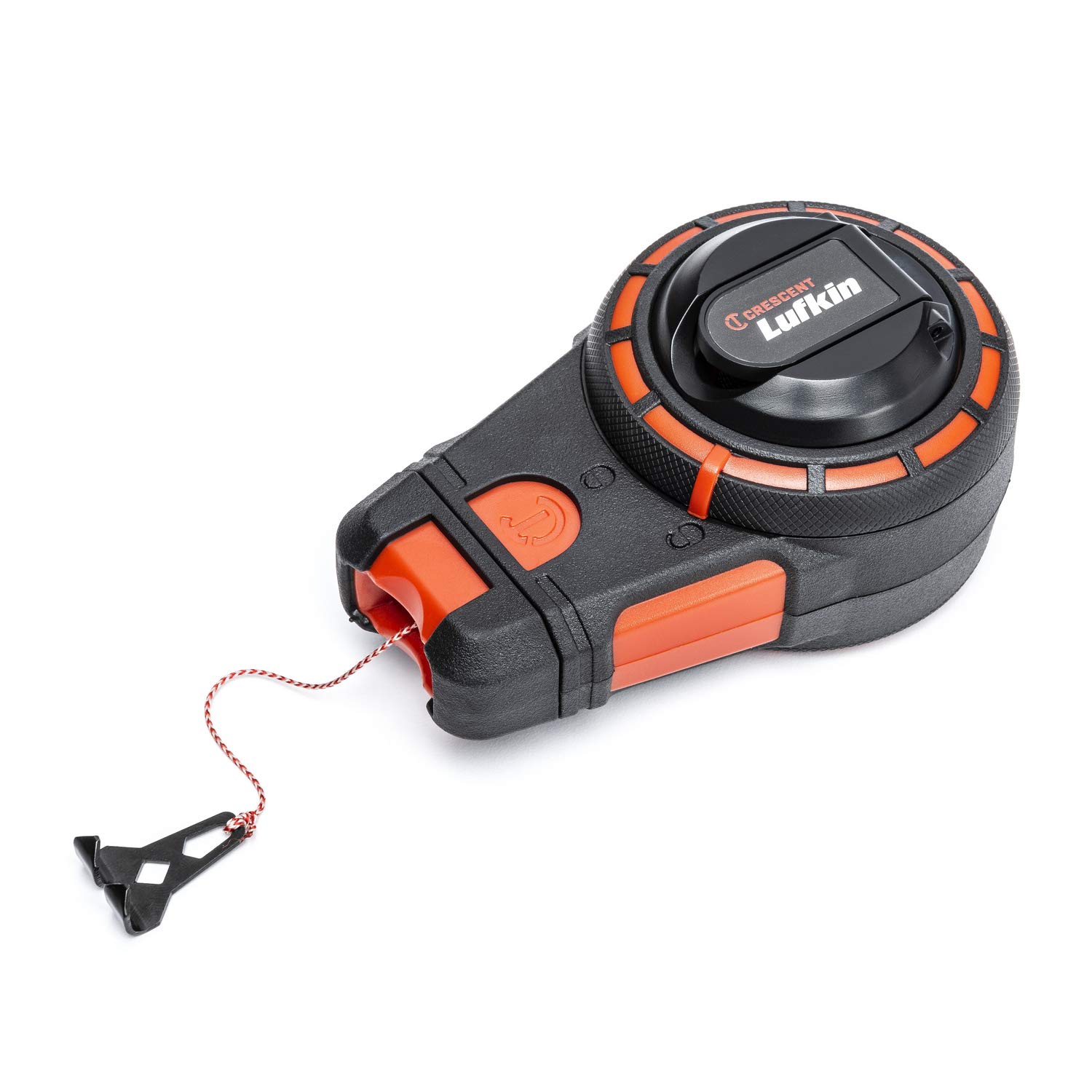 Crescent Lufkin 100-Foot Professional Contractor Chalk Line Reel - Heavy Duty Construction Chalk Box for Framing, Roofing, Masonry & DIY Projects - CLO100