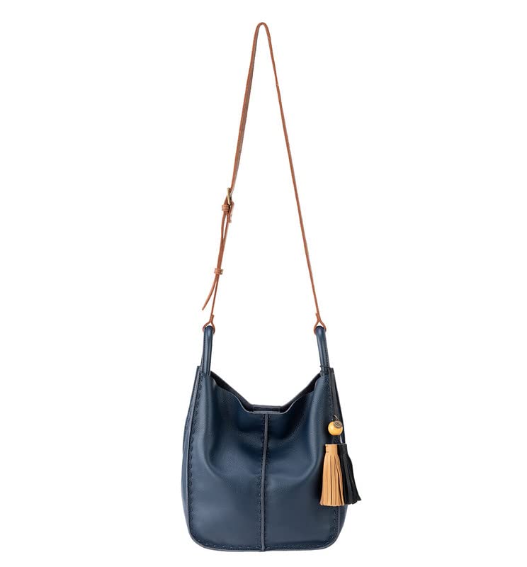 The Sak Los Feliz Genuine Leather Crossbody Bag for Women - Large Adjustable Shoulder Strap Purse - Perfect for Travel, Shopping & Everyday Use