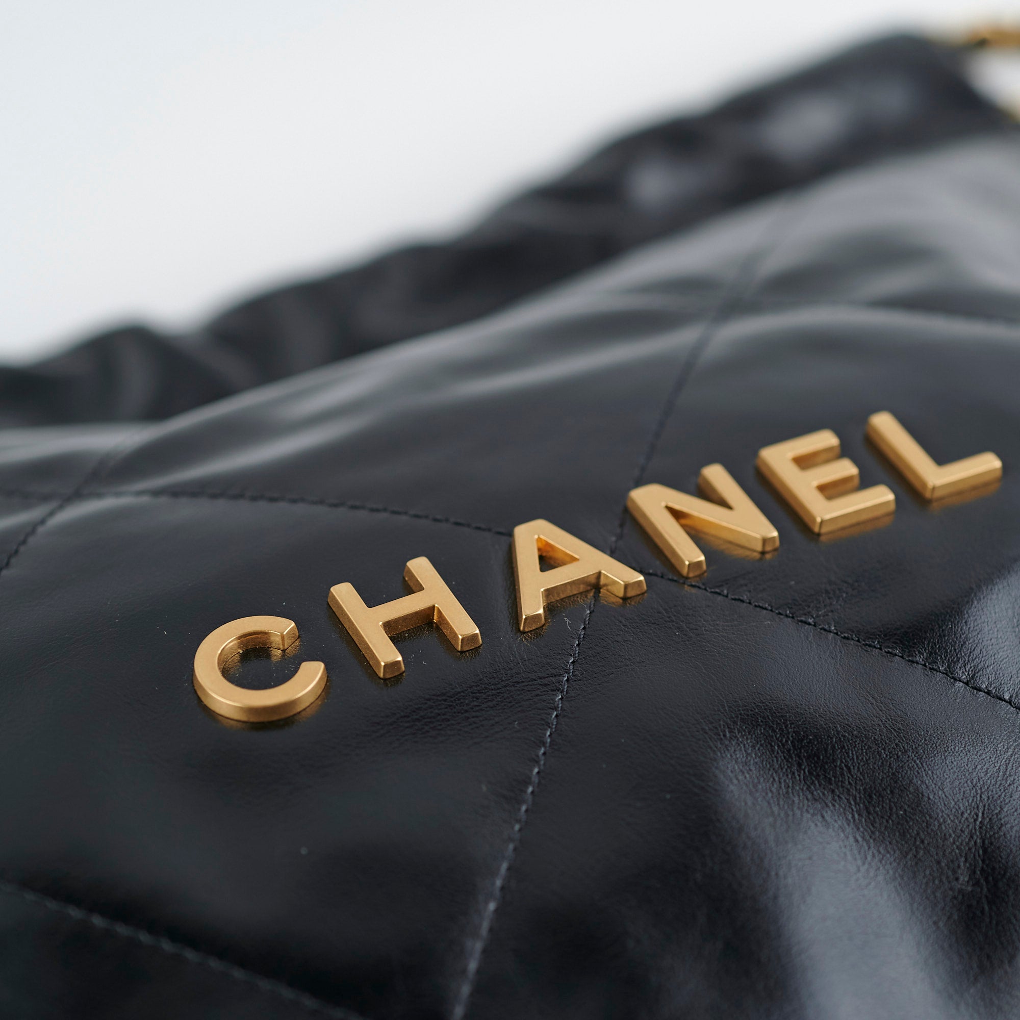 Chanel 22 Small Handbag - Genuine Black Calfskin Leather Crossbody Bag for Women | Perfect for Date Night, Office & Evening Events