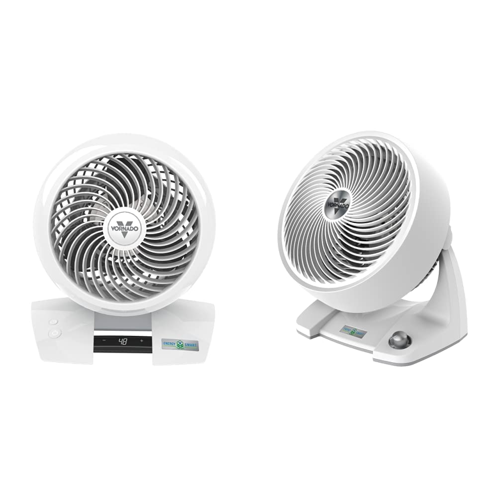 Vornado 5303DC & 633DC Energy Smart Air Circulator Fans - Small & Medium Size with Variable Speed Control for Home, Office & Bedroom Cooling