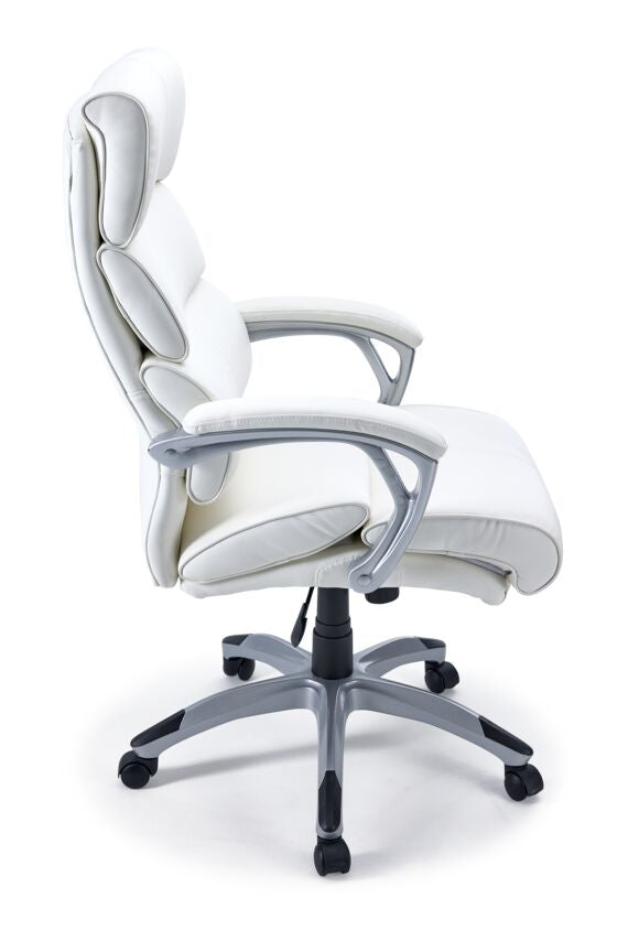 Ergonomic Callan Office Chair - Adjustable Height & Lumbar Support, White - Perfect for Home Office, Gaming & Workspace Comfort